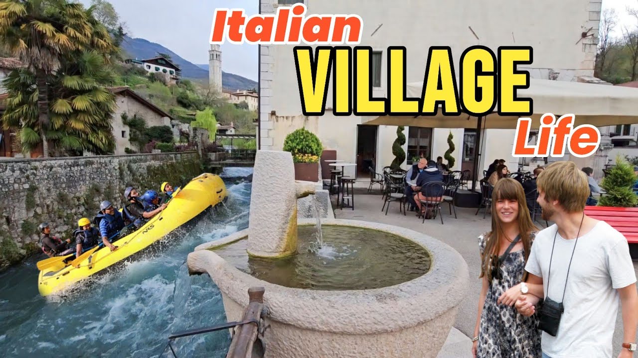Italian beautiful village Polcenigo Pordenone | Italian village lifestyle | village