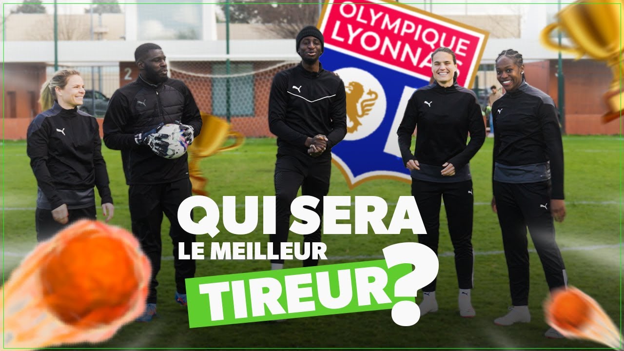 On AFFRONTE les joueuses de l'OLYMPIQUE LYONNAIS !