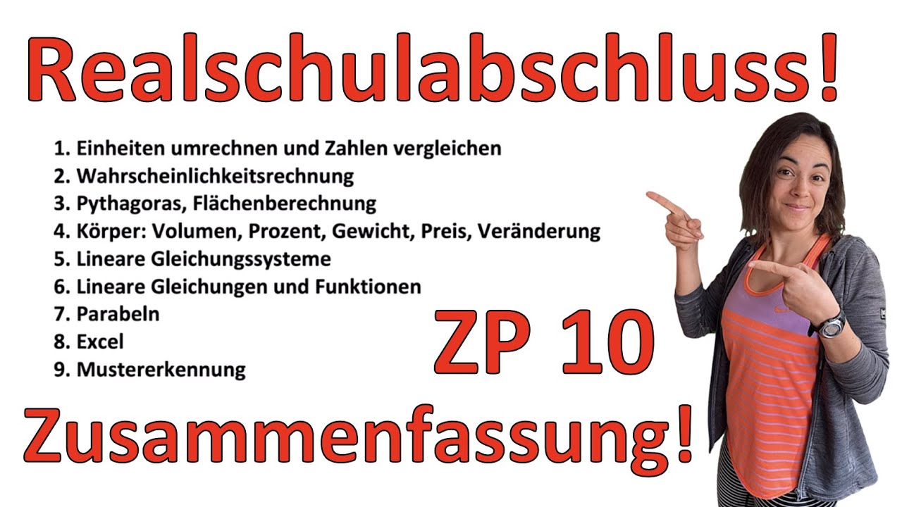 🚀🚀🚀 REALSCHULABSCHLUSS 2026 ZUSAMMENFASSUNG | Mathe ZP 10 | Aufgaben, die immer dran kommen! MSA ZAP