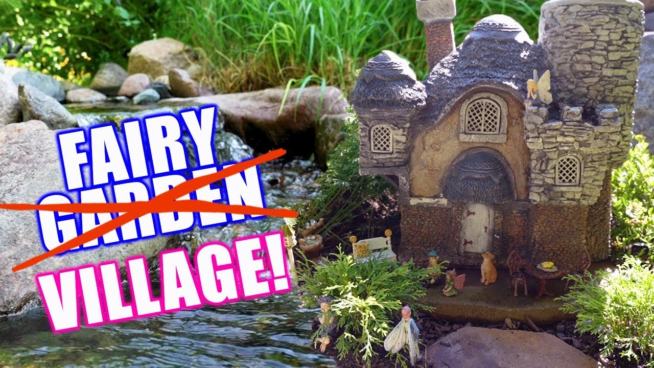 Backyard POND with FAIRY GARDEN