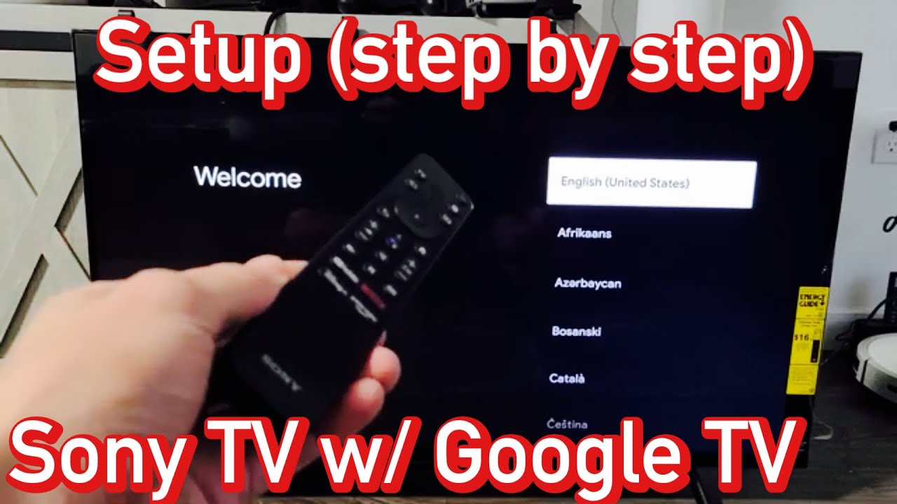 Sony TV с Google TV: как настроить (пошагово)