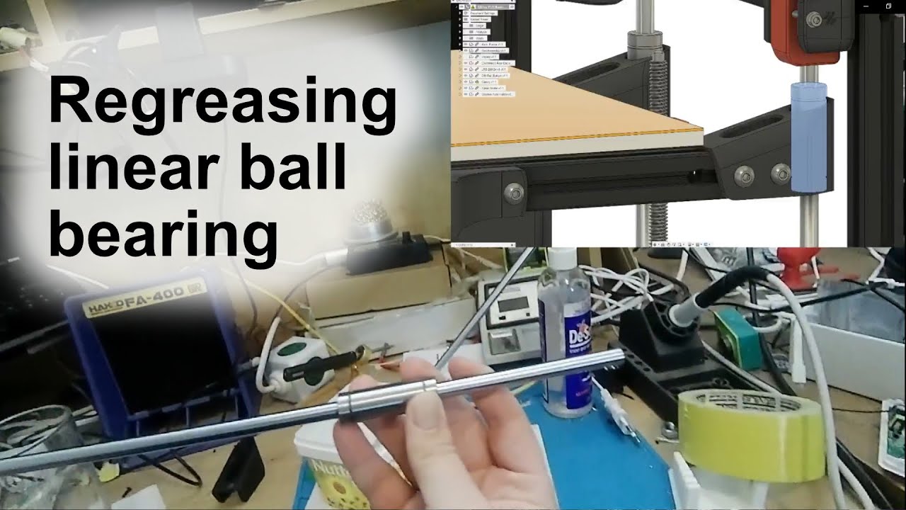 Regreasing a Linear Bearing done easily