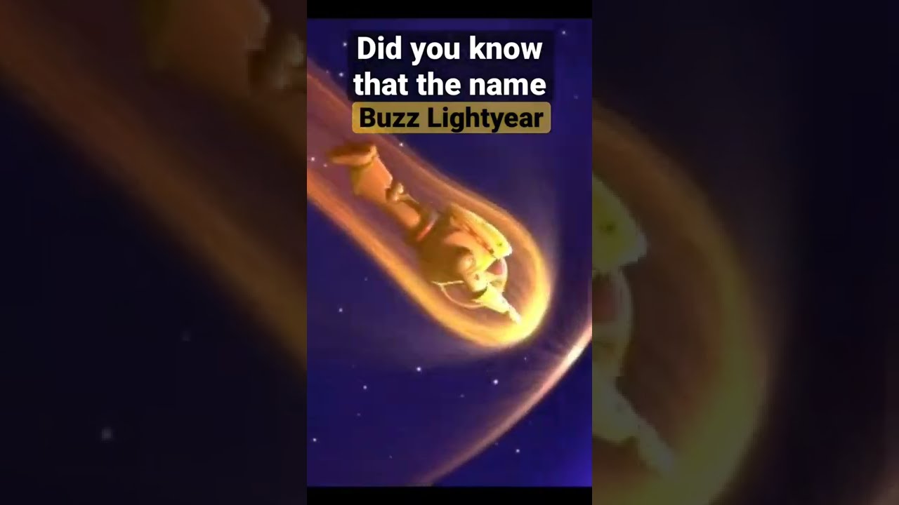 Did you know that the name Buzz LIGHTYEAR #lightyear #toystory #shorts #didyouknow #facts