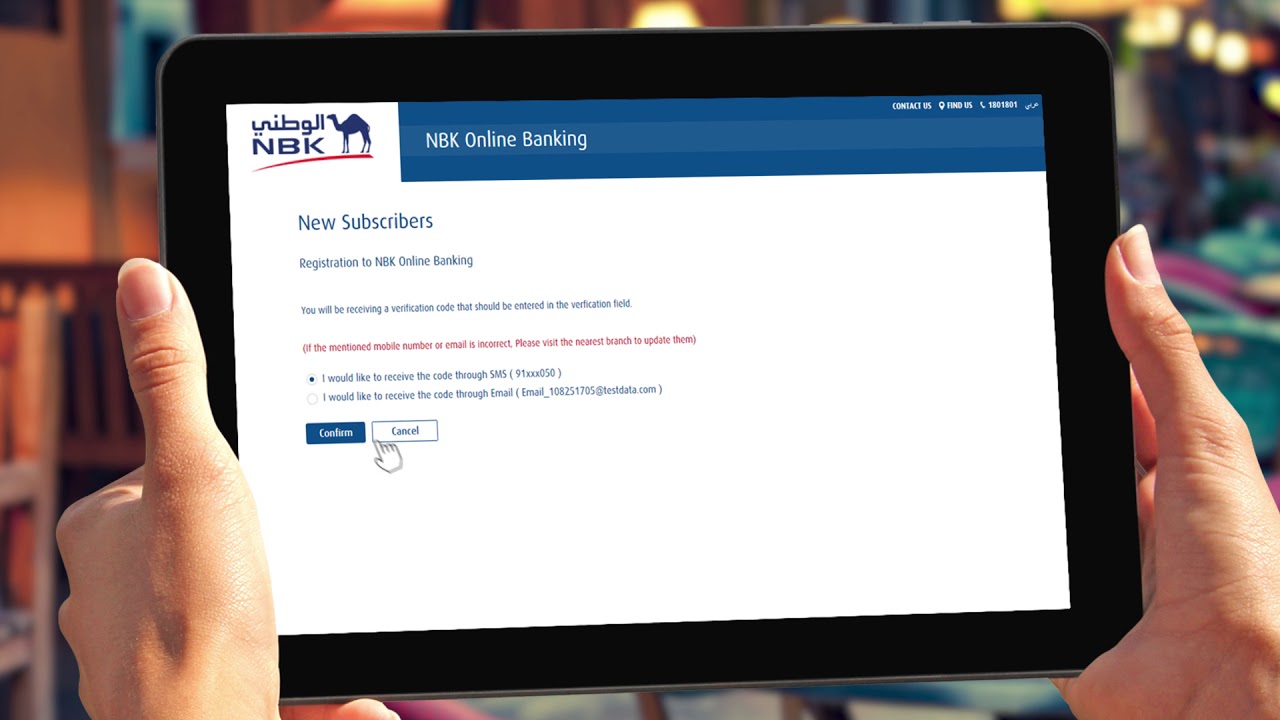 Steps to Register on NBK Online Banking as a New User
