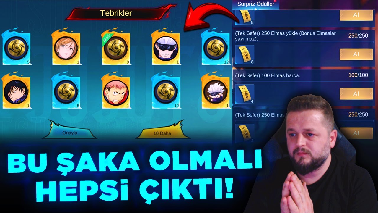 ÇOK DÜŞÜK İHTİMALDİ AMA OLDU! MLBB X JUJUTSU KAISEN ÇEKİLİŞ