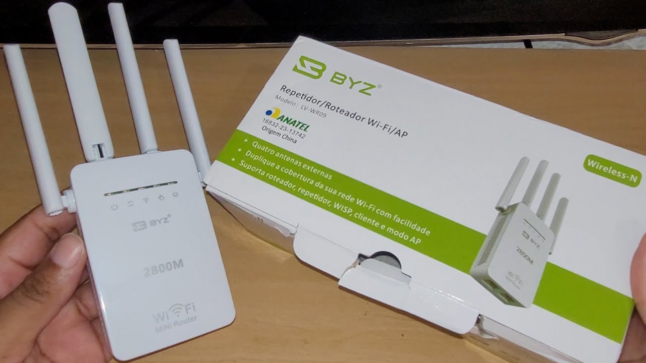 como configurar repetidor wifi 2800m 4 antenas amplificador de sinal