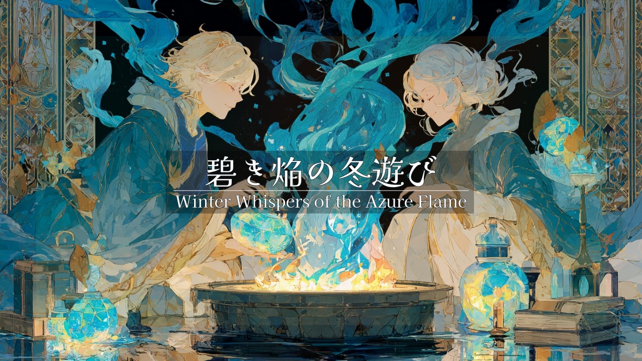 【作業用BGM】碧き焔の冬遊び - ケルトハープとフルートの調べ | Celtic Harp & Flute