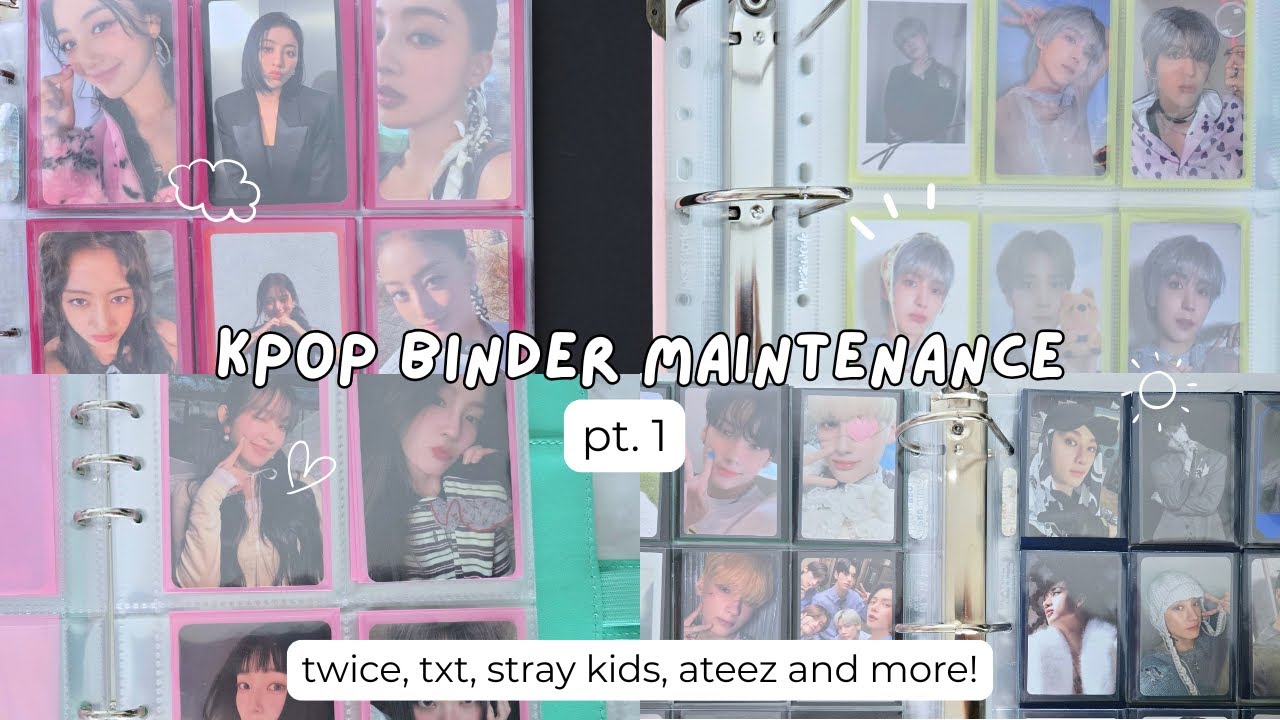 Chill binder maintenance #1 ✧ Reorganizing binders + setting up collections