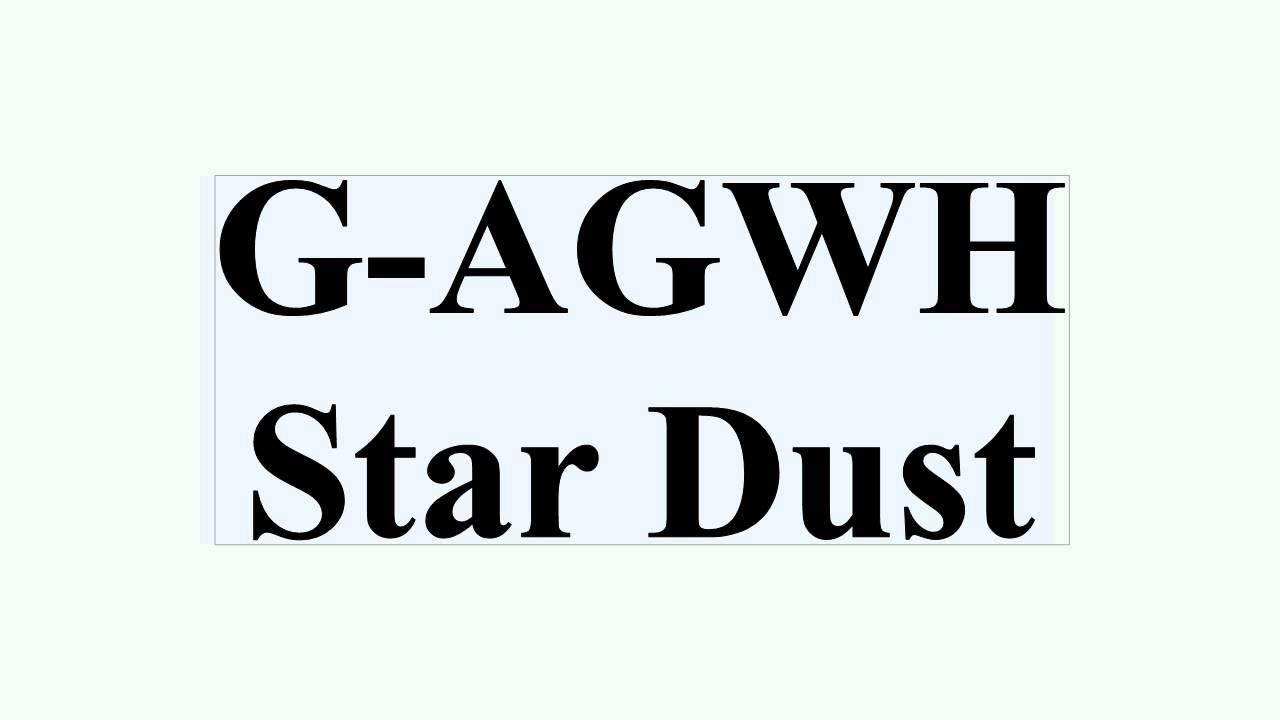 G-AGWH Star Dust