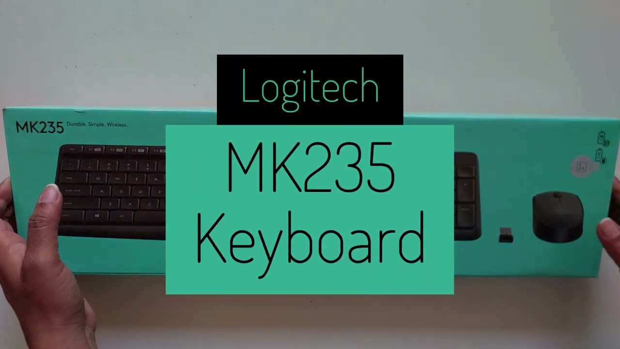Logitech MK235  Keyboard - Unboxing | wireless Keyboard-mouse combo