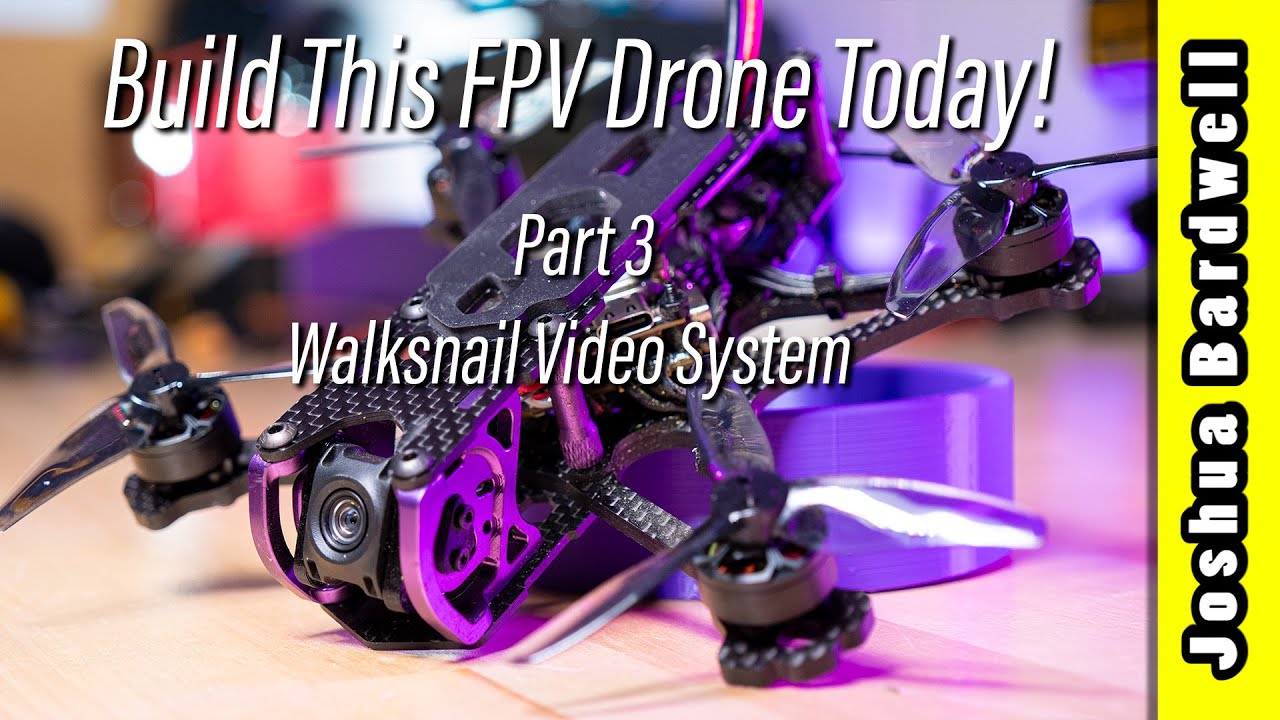 Sub250g FPV Drone Build - 03 - Walksnail Video System Install & Setup