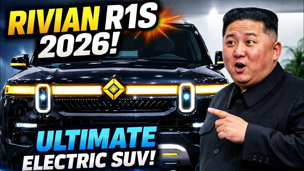 Rivian R1S 2026 – Идеальный электрический внедорожник для приключений | Полный обзор передней части