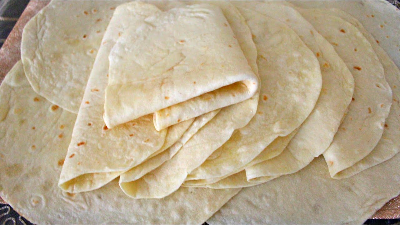 خبز التورتيلا السريع ناجح رطب ولذيذ بطريقة سهلة جدا /pain tortilla