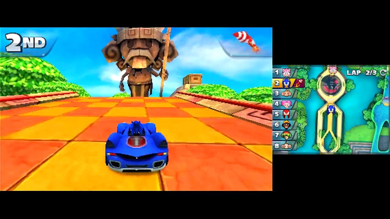 Sonic & All-Stars Racing Transformed (3DS) [GP: Rogue Cup] (No Commentary)