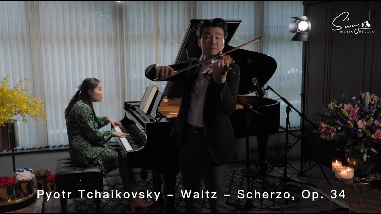 Pyotr Ilyich Tchaikovsky: Waltz-Scherzo, Op. 34 - Wang Liang & Jacqueline Leung｜S‘way Music Studio