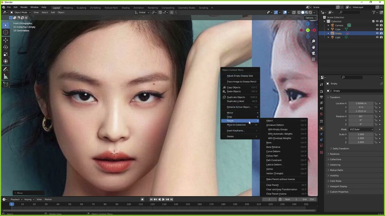 [Blender]Face Modeling_01