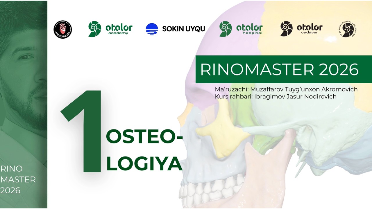 1-bo'lim. 1-dars: Osteologiya