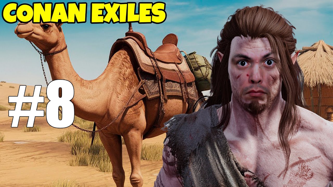 CONAN EXILES - NOVA MONTARIA CAMELO E PRIMEIRO LACAIO T4 - ilha de siptah #8