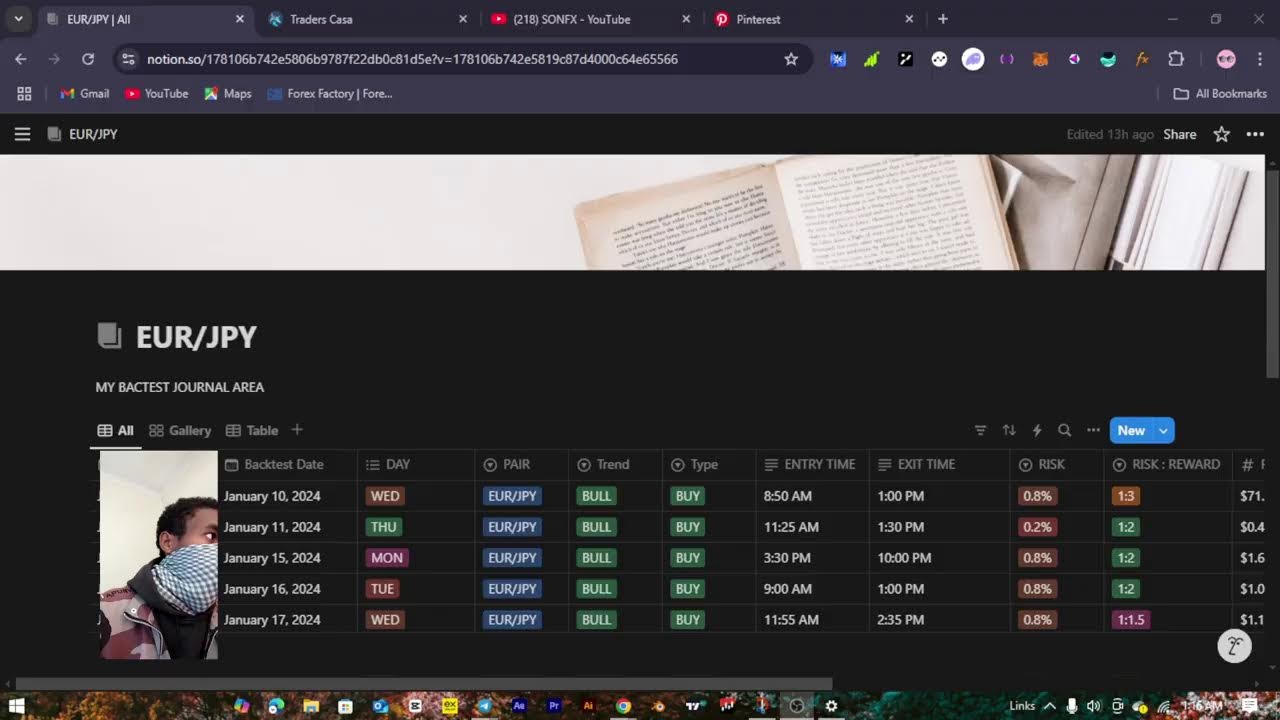 LIVE TARDE  AND BACKTEST WITH SONFX