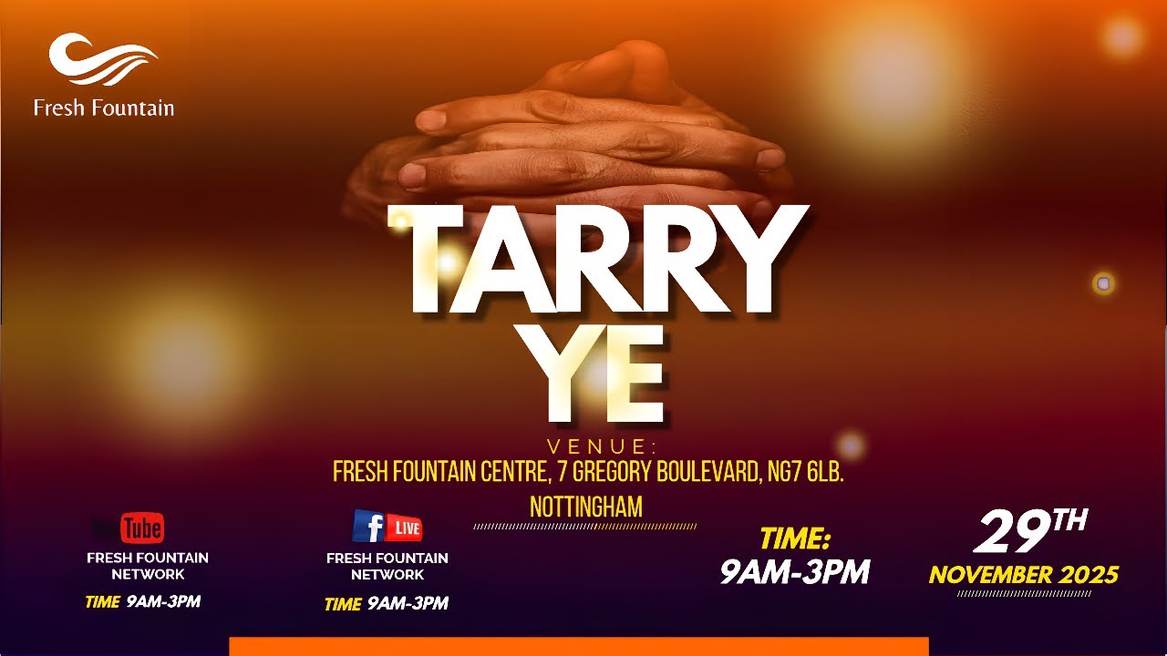 PRAYER STRETCH TARRY YE || DECEMBER END OF YEAR EDITION || 23-11-2025