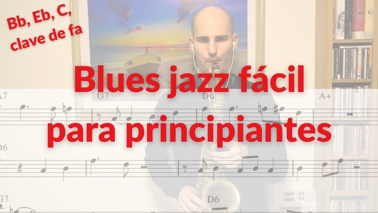 Blues fácil para saxofón alto 🎷 (¡con partitura incluida!)