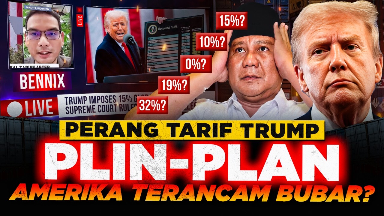 LABIL BANGET! PERANG TARIF TRUMP JADI 15%? Detik-Detik HANCURNYA DEMOKRASI & KAPITALISME?