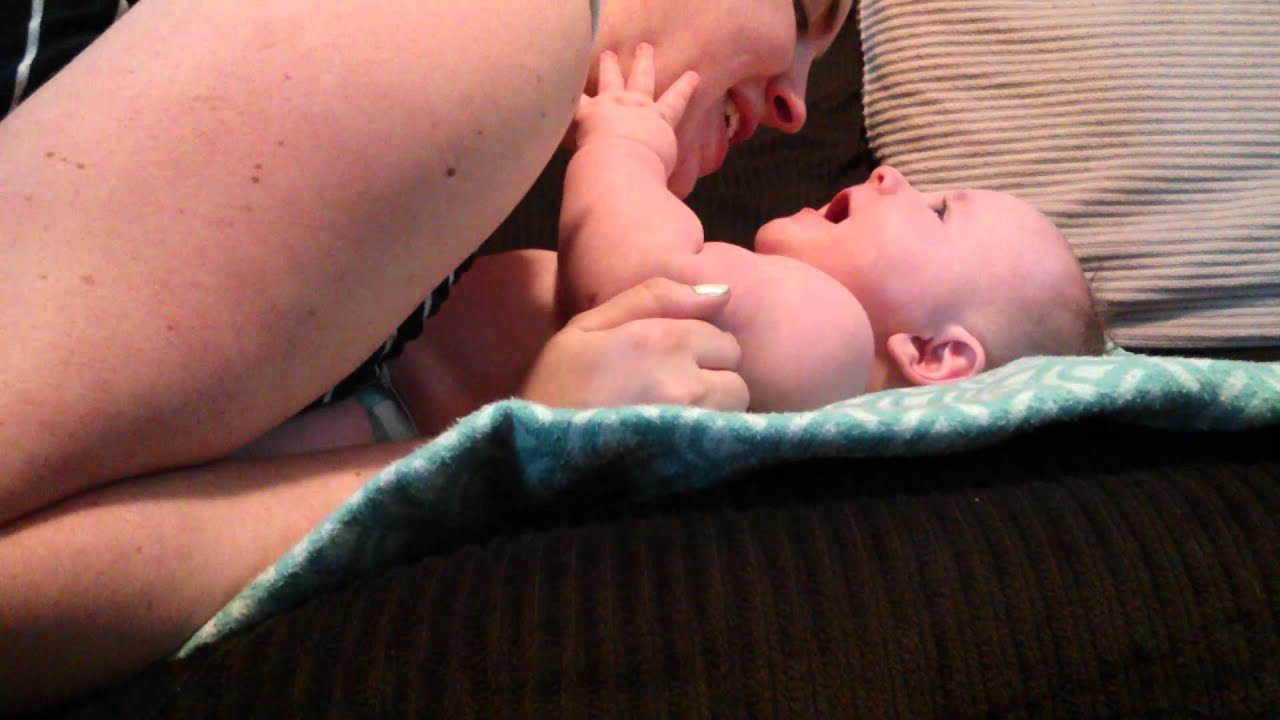 Playing with mommy 6-1-14