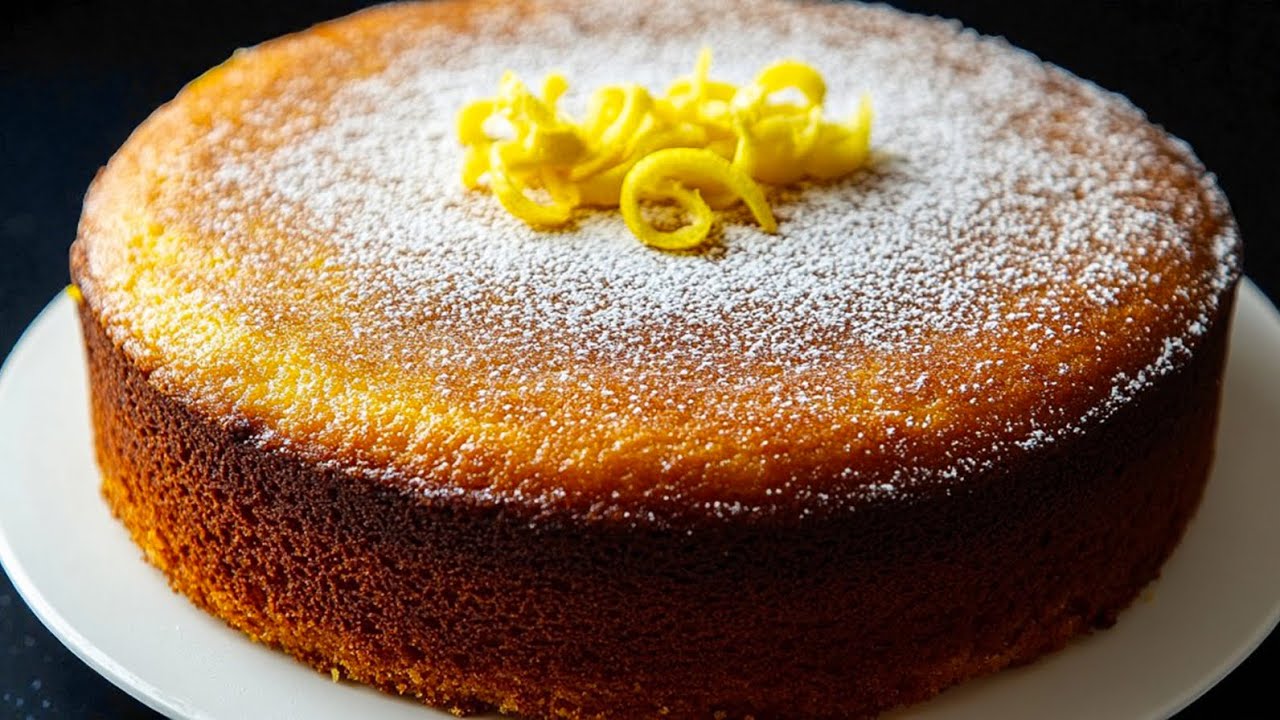 Dieser Zitronenkuchen ist einfach eine Bombe! So zart, dass es einfach im Mund schmilzt!