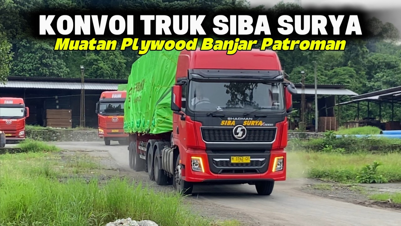 Konvoi Raja Jalanan..!! Muatan Plywood Menuju Manyar