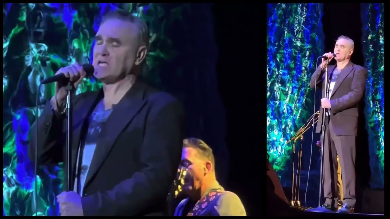 Morrissey - Saint In A Stained Glass Window - Toyota Arena, Ontario - 11th Nov 2022