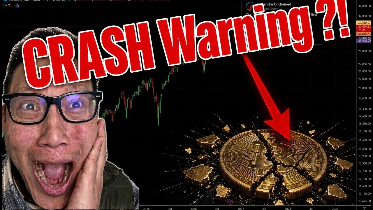 Предупреждение о КРАХЕ?! Начался ли обвал акций, Биткоина и золота?! #BTC #крипта #трейдинг #NASDAQ
