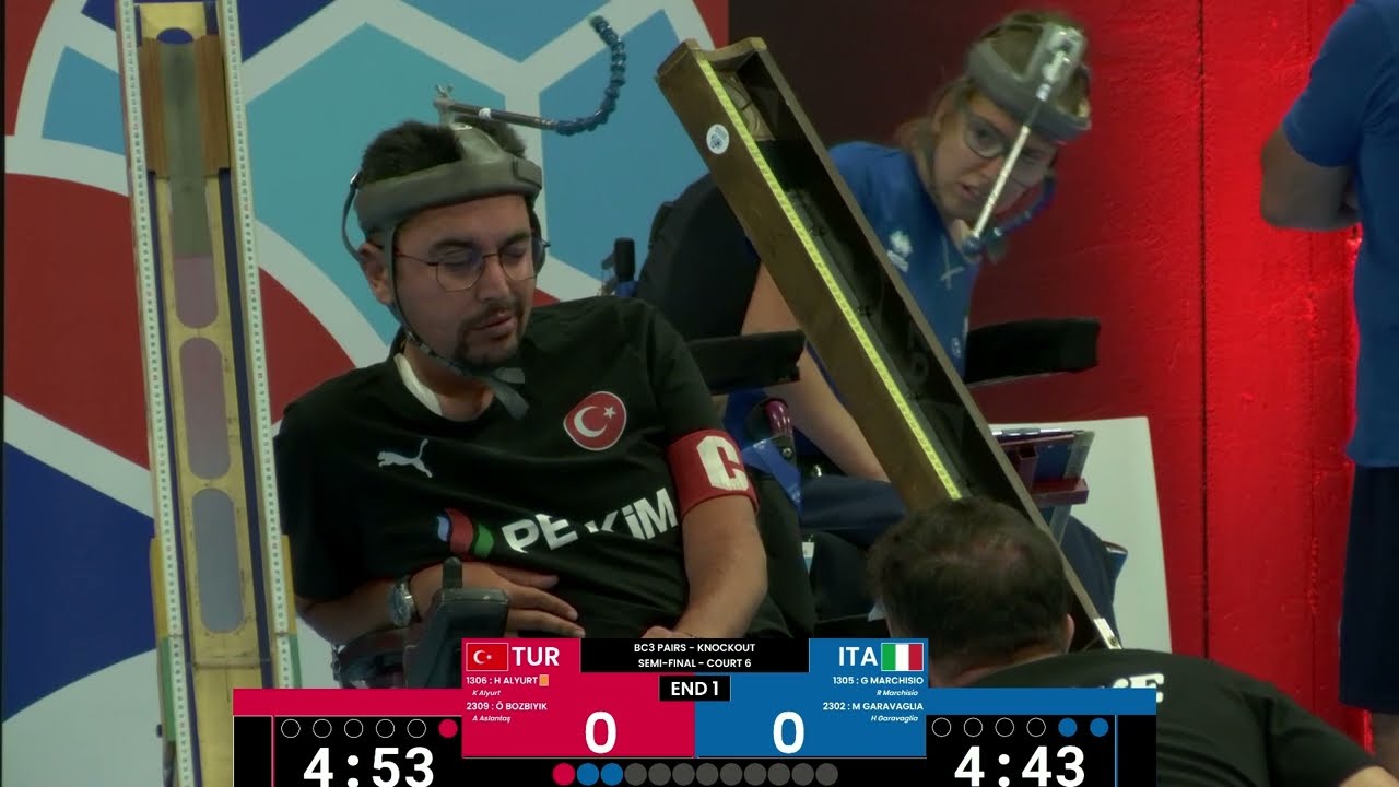 6 aug   Match 2   BC3    Teams and Pairs   TUR vs ITA