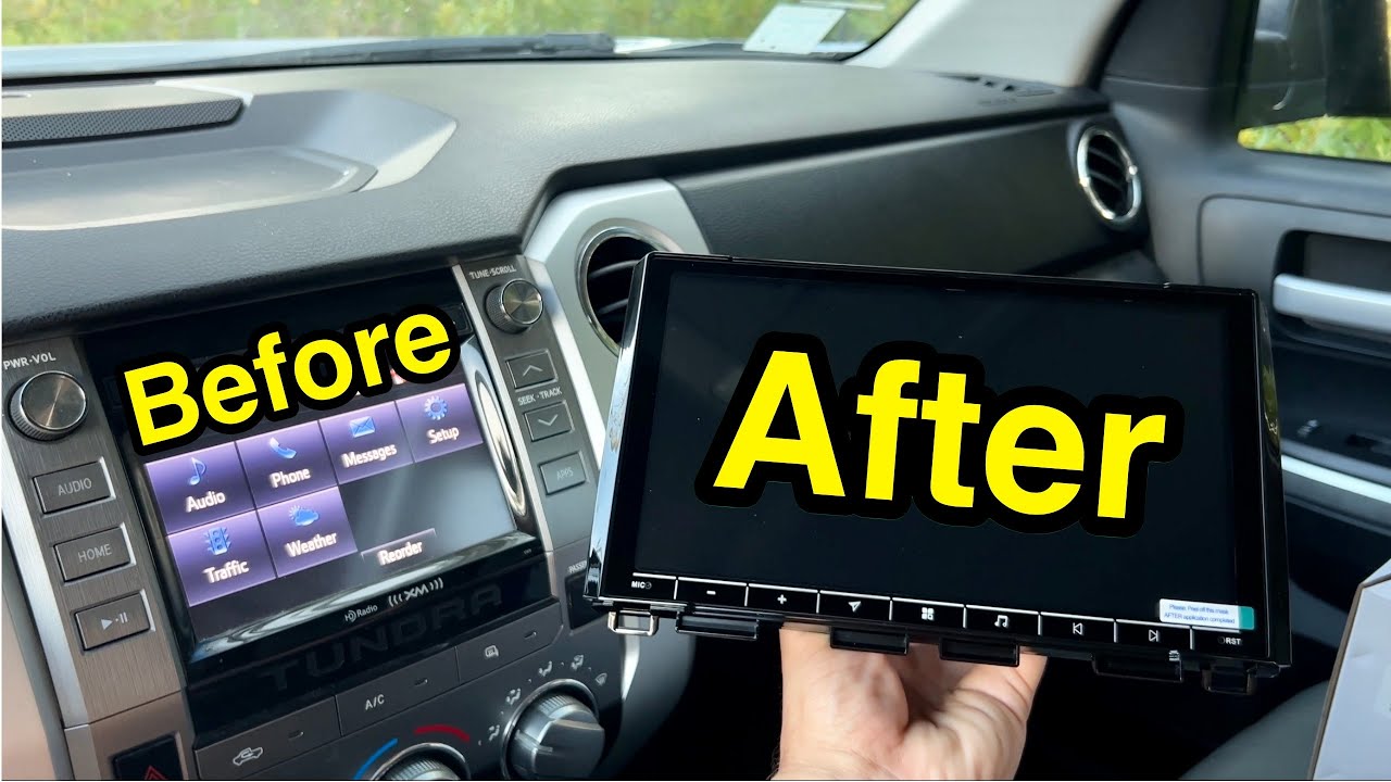 Toyota Tundra aftermarket head unit setup & review - Dasaita Android 13