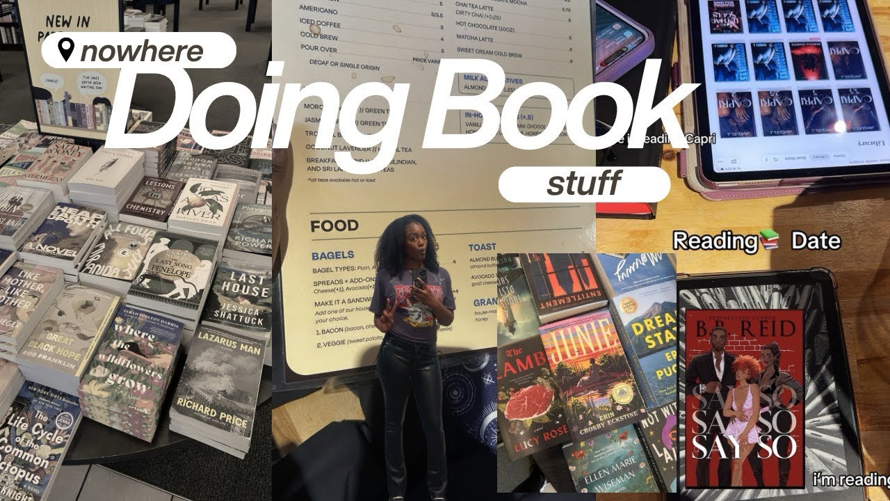 Doing book stuff😏 (reading date, january wrap up, reading my february tbr, B&N trip📚etc..)