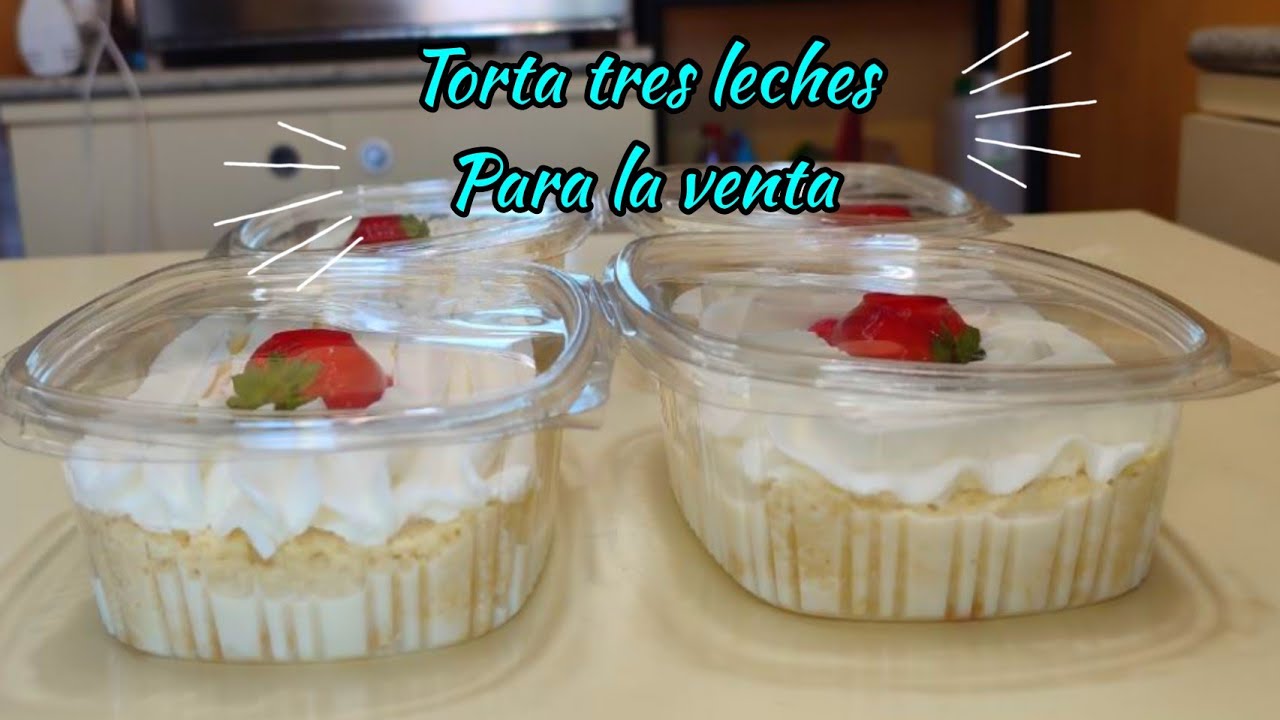 Torta tres leches para la venta