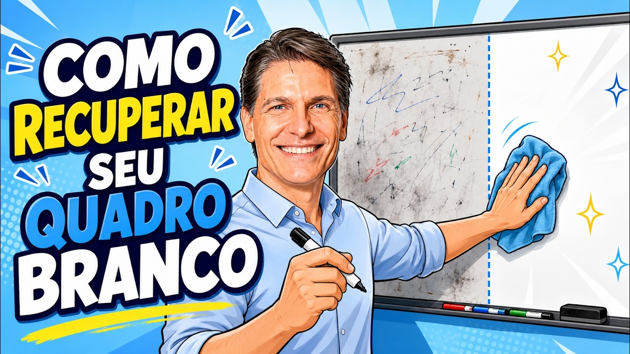 Como Limpar ou Recuperar um Quadro Branco