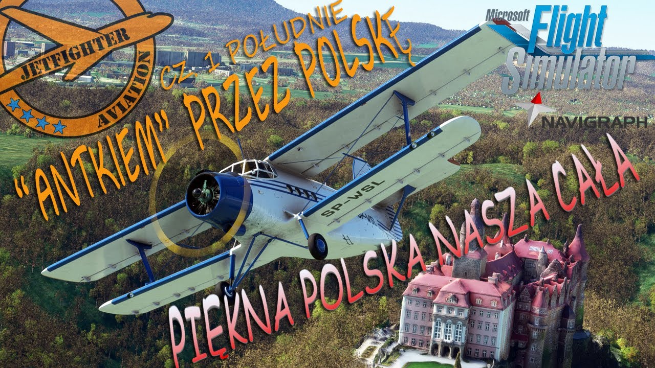 [ 🔴MSFS 2020 ] POLSKA JEST PIĘKNA 💛ANTKIEM DOOKOŁA POLSKI CZ 1. POŁUDNIE⛺ VFR VATSIM EPJG - EPKR(?)