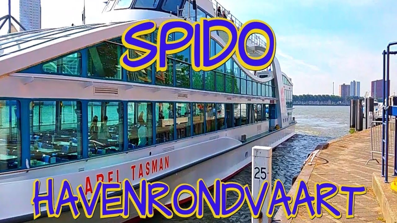 SPIDO havenrondvaart in Rotterdam verbeterde video en commentaar (4K)