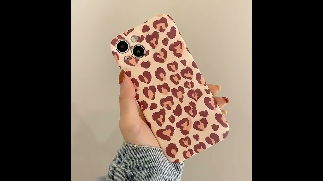 Wavy Brown Leopard Cute Phone Cases For iPhone 13 Pro Max | Touchy Style