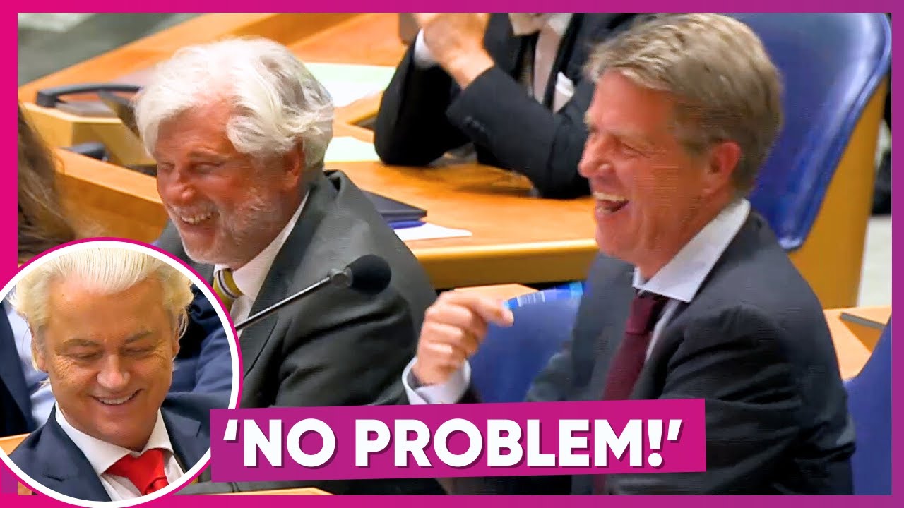 Hilarisch! Martin Bosma laat hele Kamer lachen