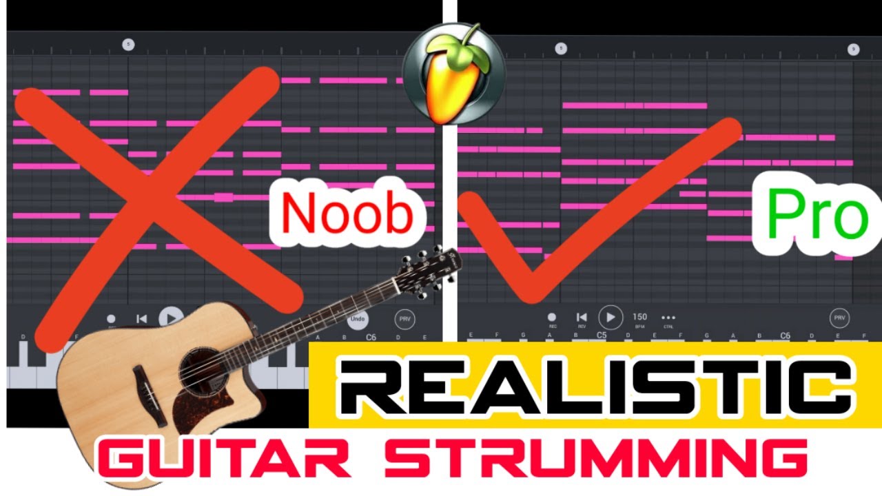 How To Make Guitar Strumming Like A Pro In FL Studio Mobile