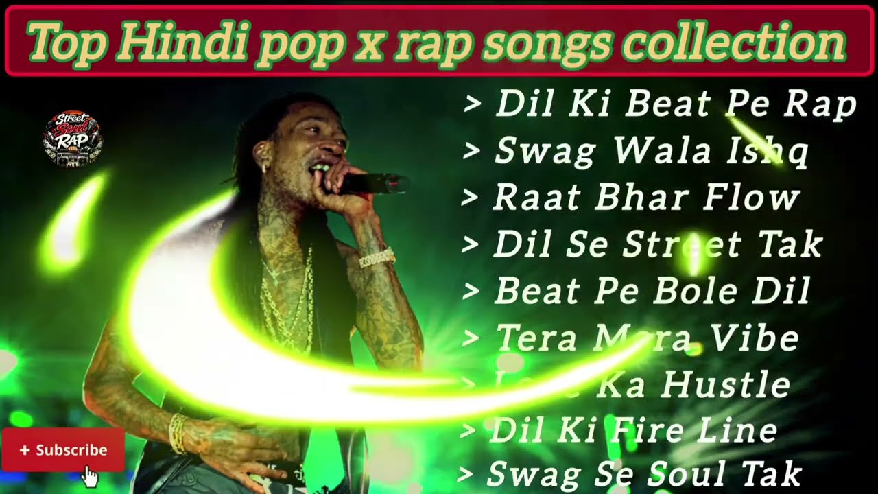 Top Hindi pop rap songs/ nonstop best Hindi pop rap songs collection playlist 