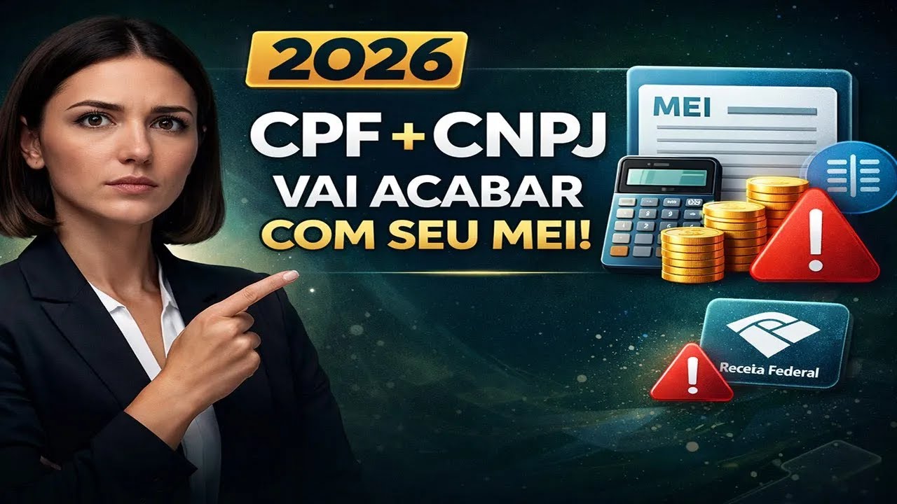 🚨 2026 CPF + CNPJ 🟢 COMO A RECEITA FEDERAL VAI DERRUBAR SEU MEI