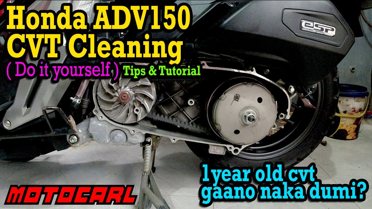 DIY Cvt Cleaning Honda ADV150