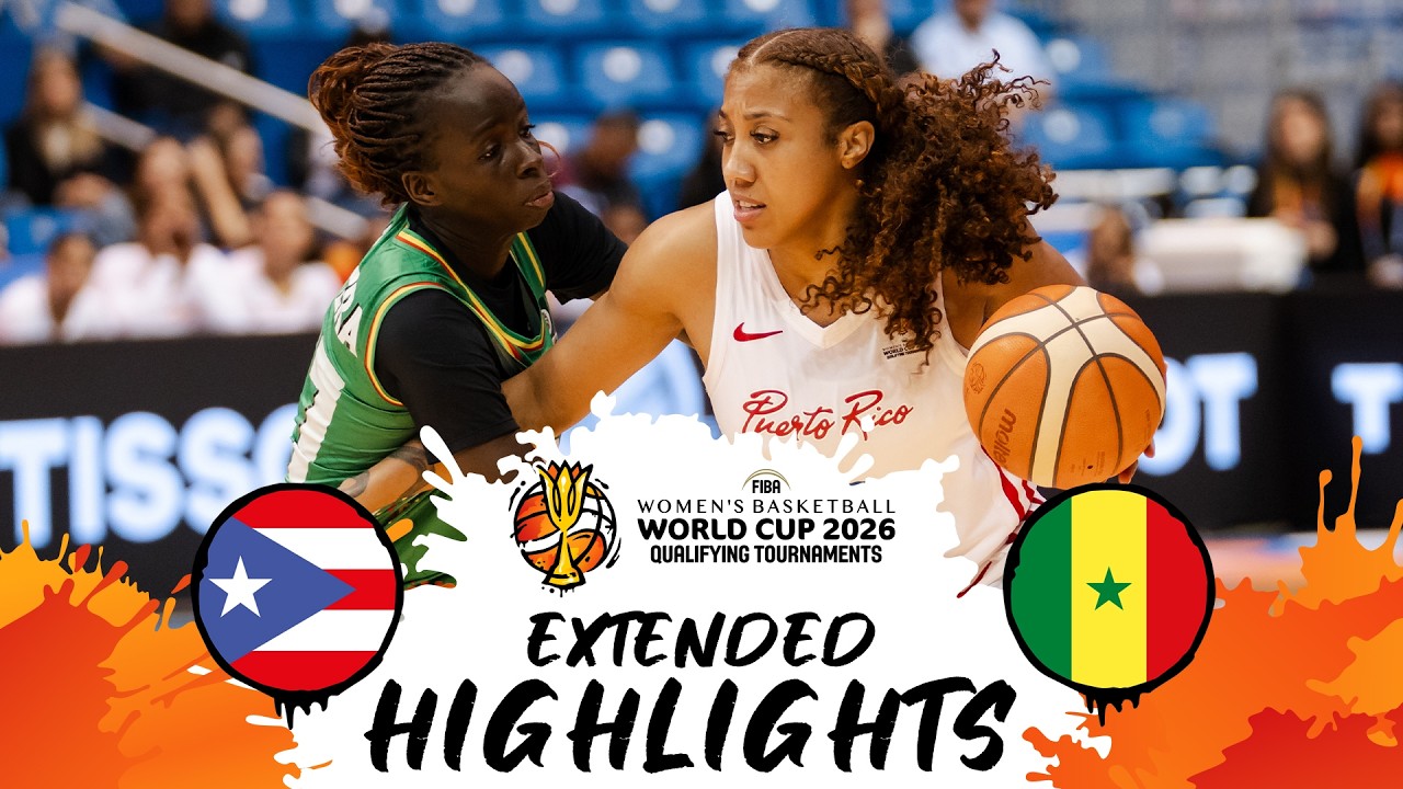Puerto Rico 🇵🇷 v Senegal 🇸🇳 | Extended Highlights | #FIBAWWC 2026 Qualifying Tournament