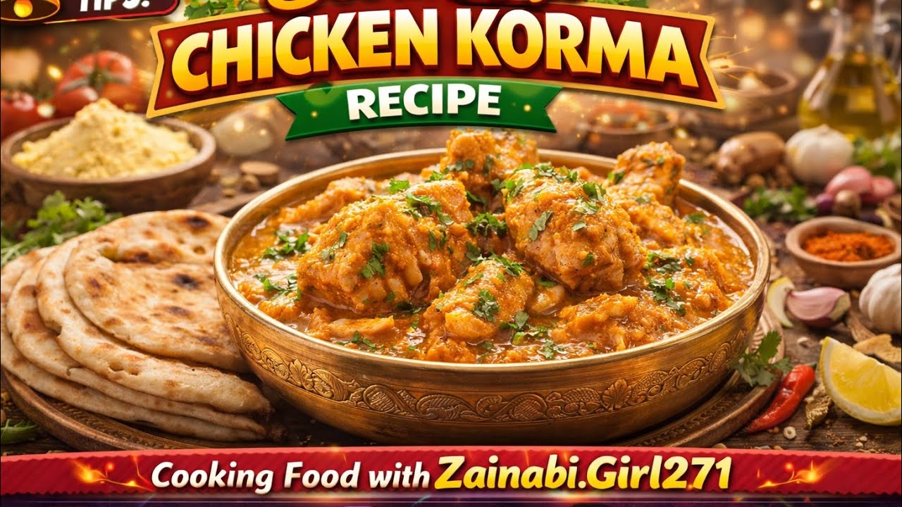 #cooking🍗 Chicken Korma “Food lovers, yeh video aap ke liye hai ❤️”
