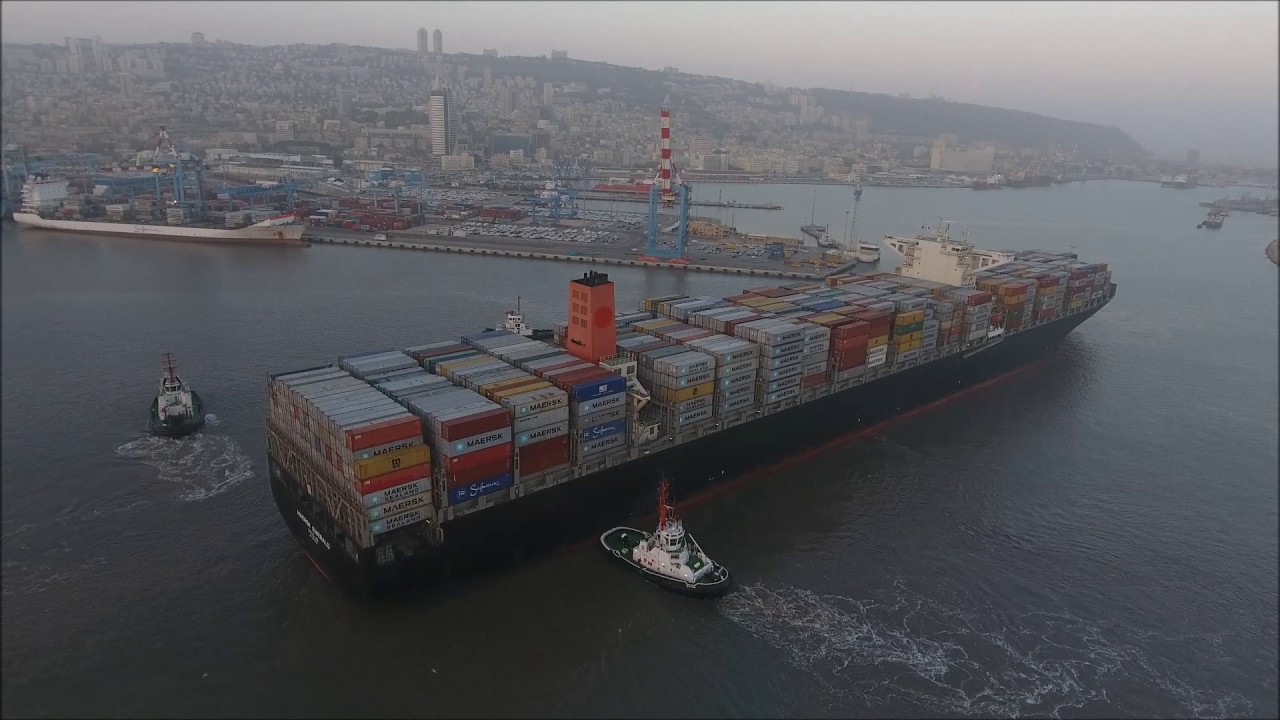 MAERSK EMERALD call Haifa Port for the first time