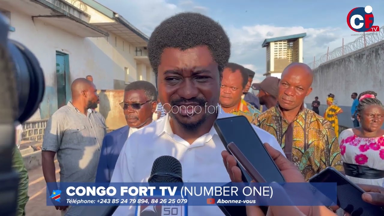 🔴Urgent :Émotion à la Prison Centrale de Kananga, Constant Mutamba Libère des Prisonniers