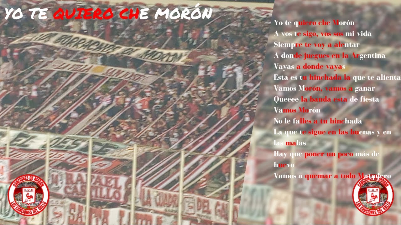 🐓 Yo te quiero che Morón | CON LETRA | Canciones De Morón