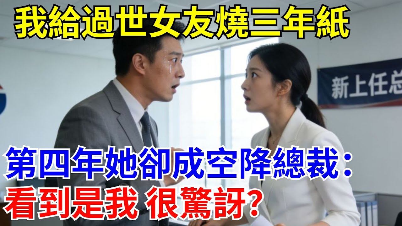 我給過世女友燒三年紙，第四年她卻成空降總裁：看到是我 很驚訝？#原創#情感#情感故事#故事#爽文#奇聞#為人處世#生活經驗